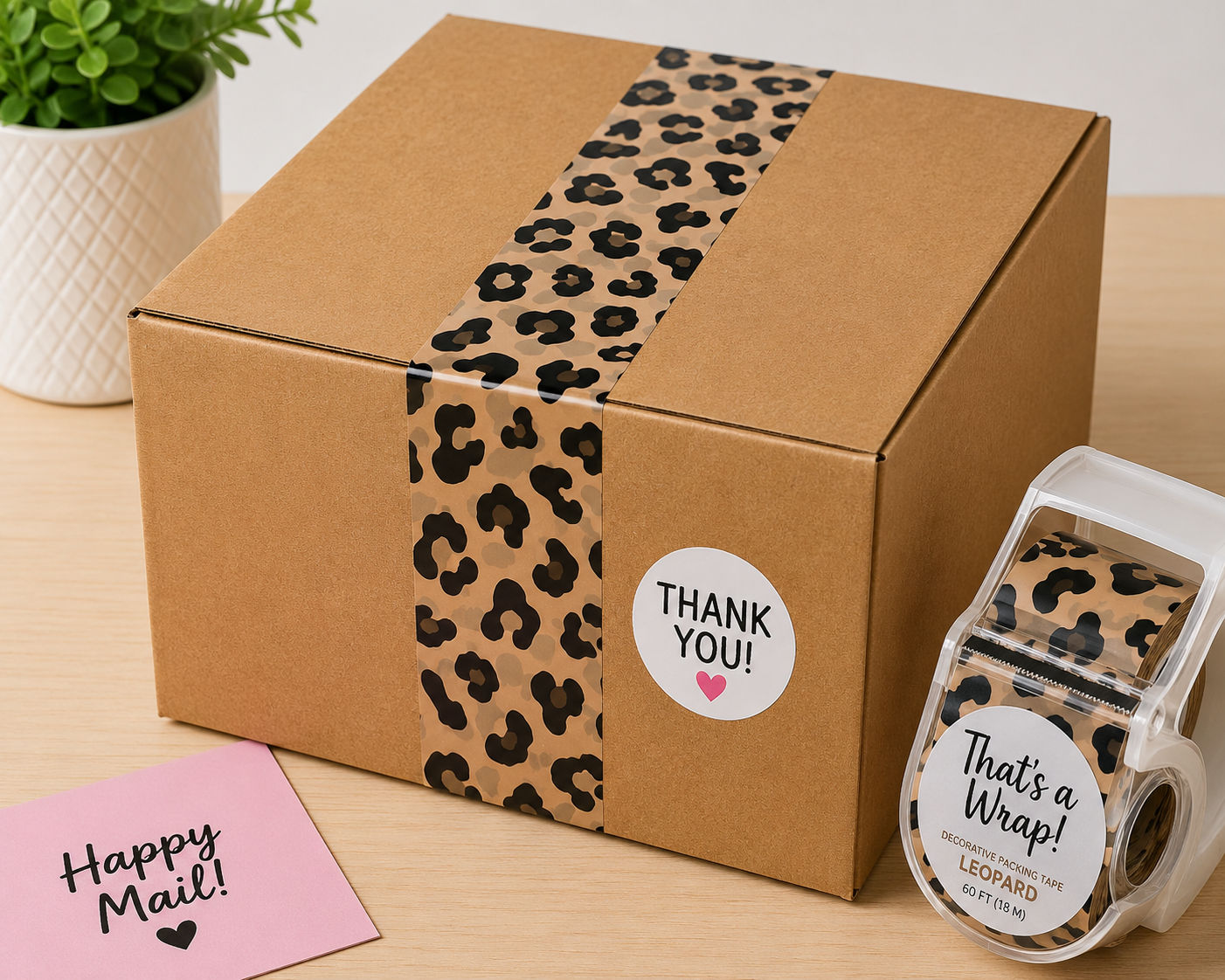 Decorative Packing Tape - Leopard