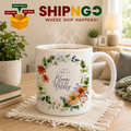 Gift Mug - "Live Simply Bloom Wildly"