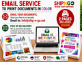 Email to Print Service - Color (Includes 2 pages)