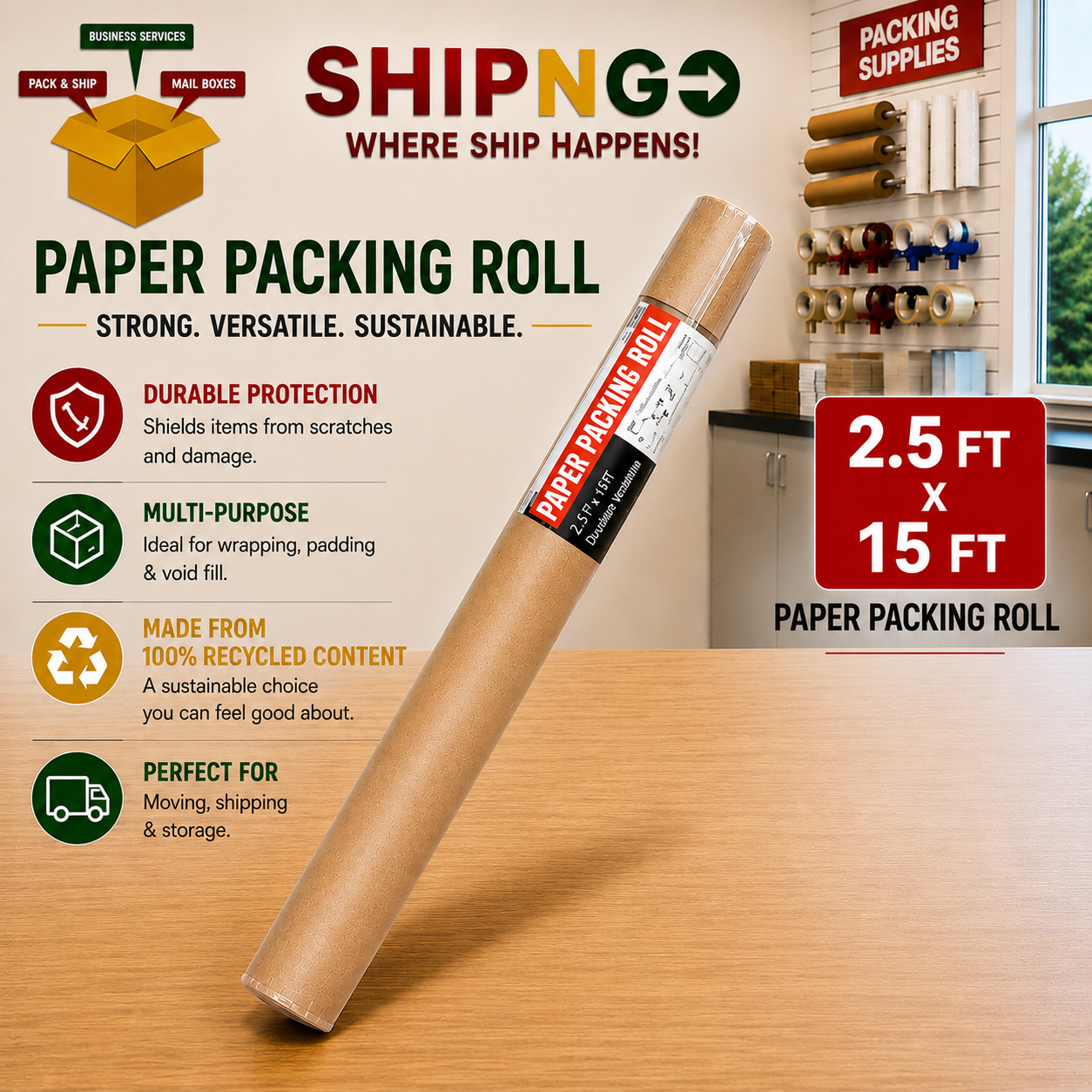 Kraft Packing Paper