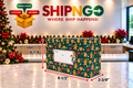 Small Holiday Shipping Box- Gingerbread