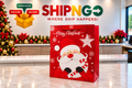 Santa Gift Bag- "Merry Christmas"