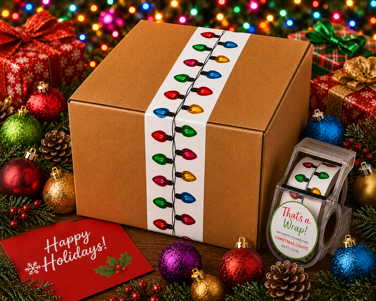 Holiday Decorative Packing Tape- Lights