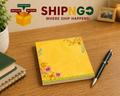 Note Pad - Yellow Floral