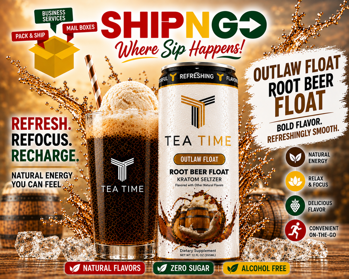 Tea Time: Outlaw Float Kratom Seltzer