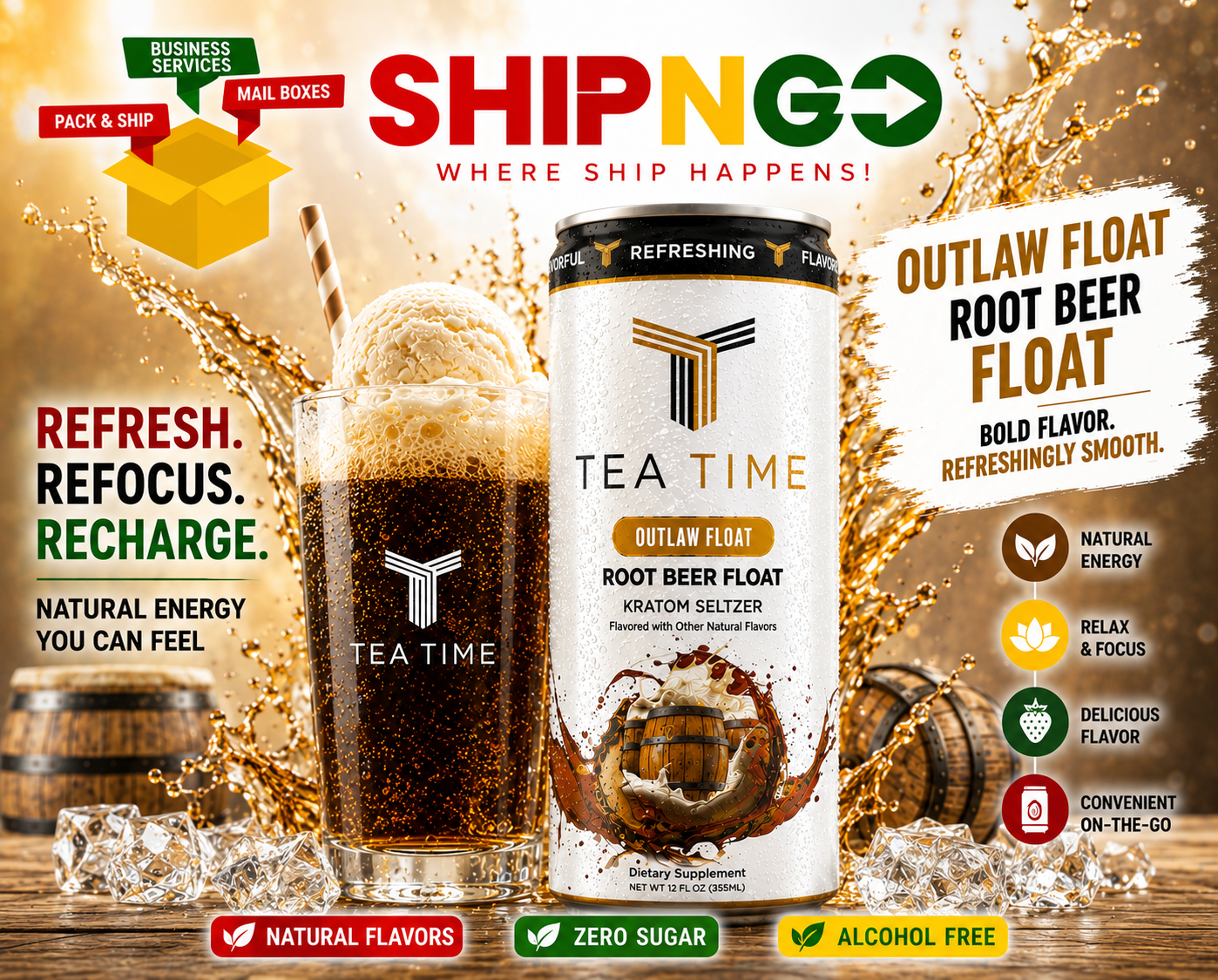 Outlaw Float Kratom Seltzer